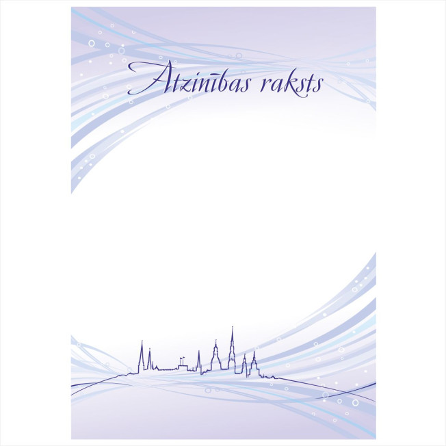 Atzinības raksts AR-01 Atzinības raksts AR-01