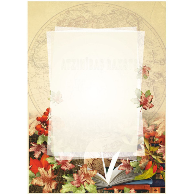 Diploma, atzinības sagatave BU-019 Diploma, atzinības sagatave BU-019