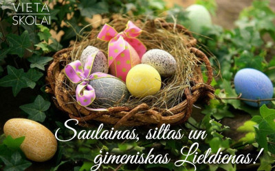 Priecīgas Lieldienas!