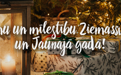 Priecīgus Ziemassvētkus un Laimīgu jauno gadu!