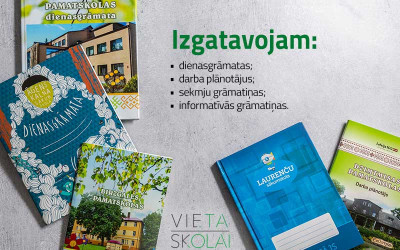Dienasgrāmatu izgatavošana skolām!